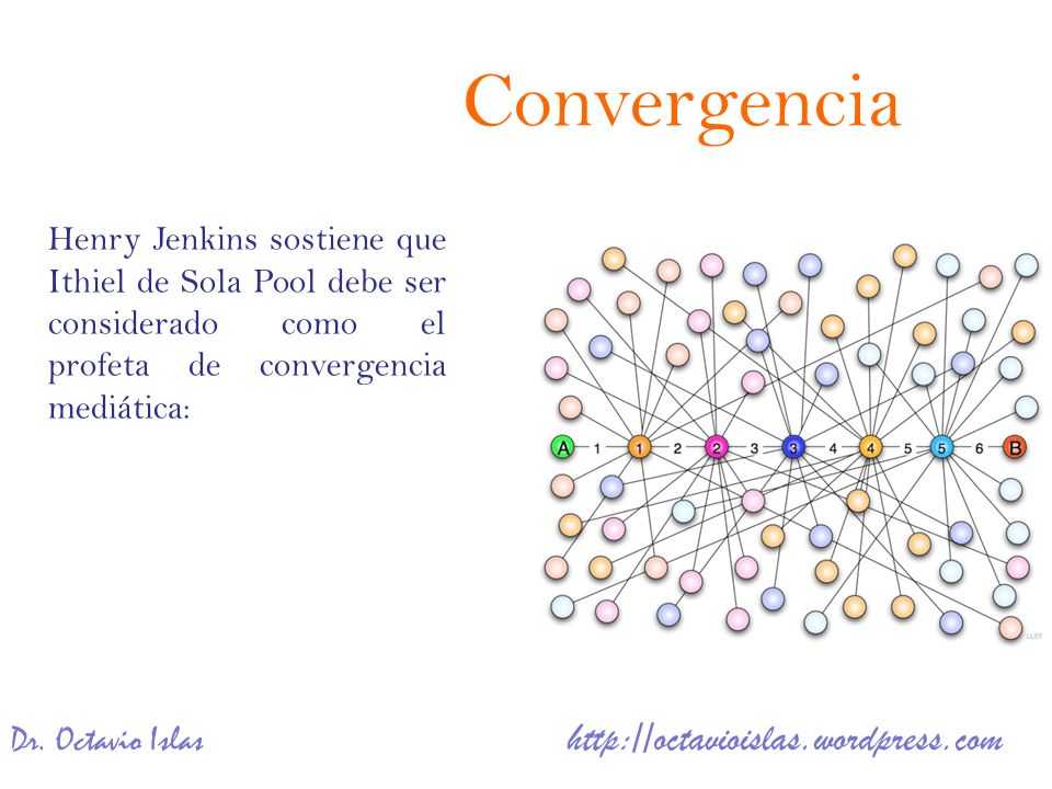 Convergencia Henry Jenkins sostiene que Ithiel de Sola Pool debe ser considerado como el profeta de convergencia mediática: