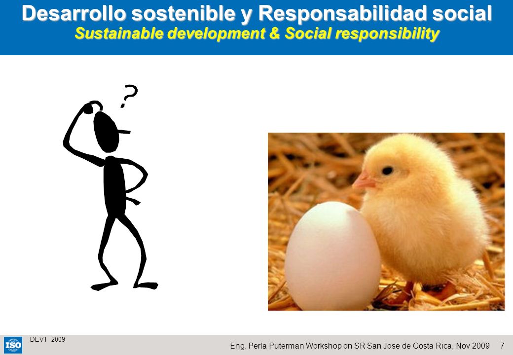 Desarrollo sostenible y Responsabilidad social Sustainable development & Social responsibility