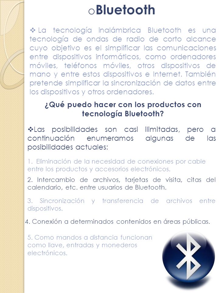 ¿Qué puedo hacer con los productos con tecnología Bluetooth