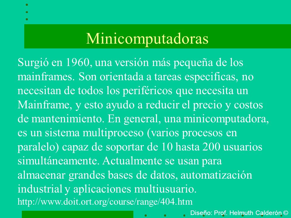 Minicomputadoras