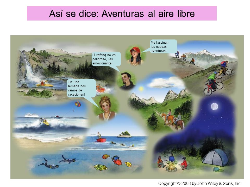Así se dice: Aventuras al aire libre