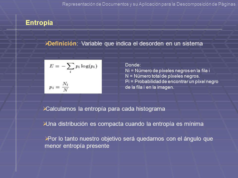 Definición: Variable que indica el desorden en un sistema