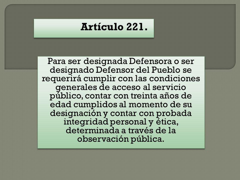 Artículo 221.
