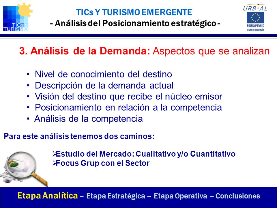TICs Y TURISMO EMERGENTE - Análisis del Posicionamiento estratégico -