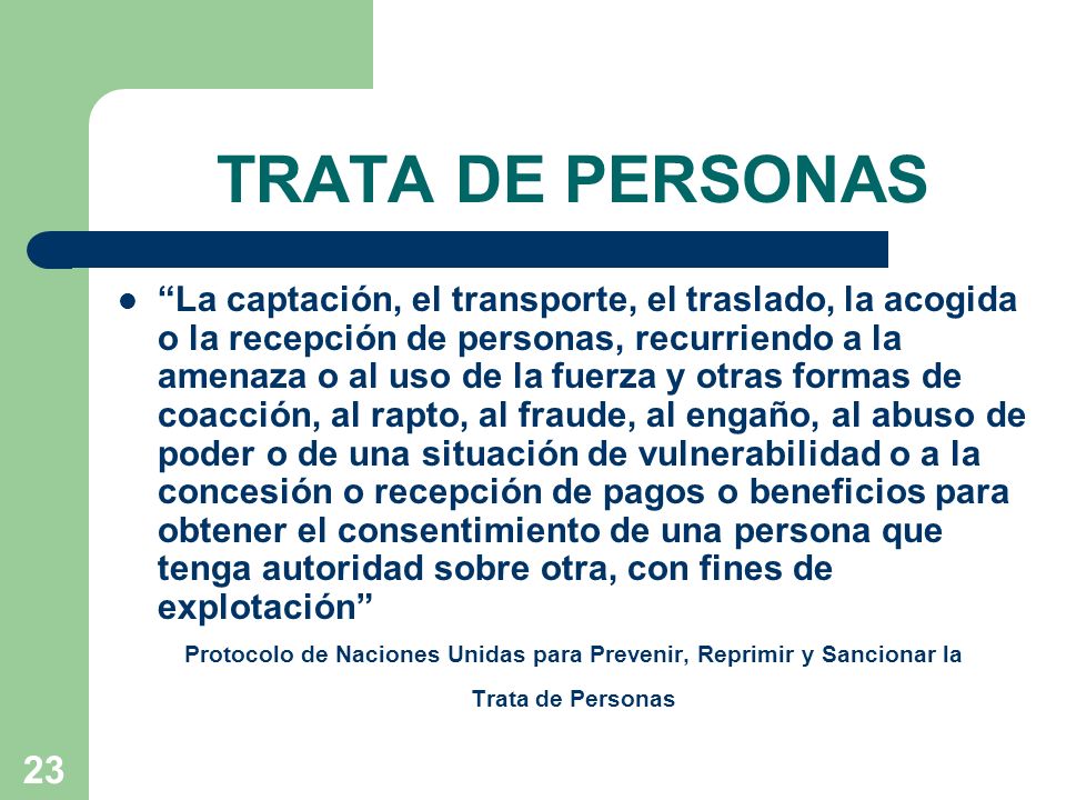 Protocolo de Naciones Unidas para Prevenir, Reprimir y Sancionar la