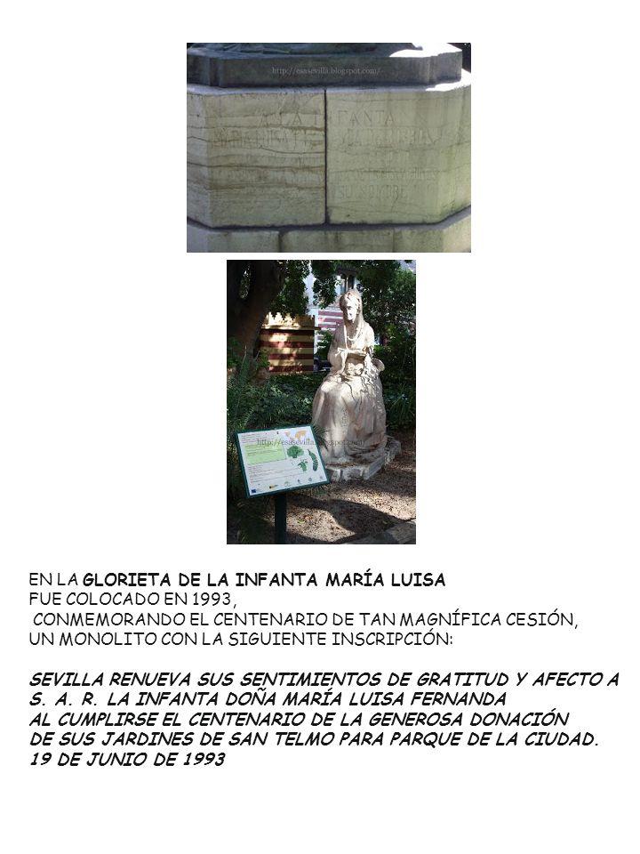 EN LA GLORIETA DE LA INFANTA MARÍA LUISA