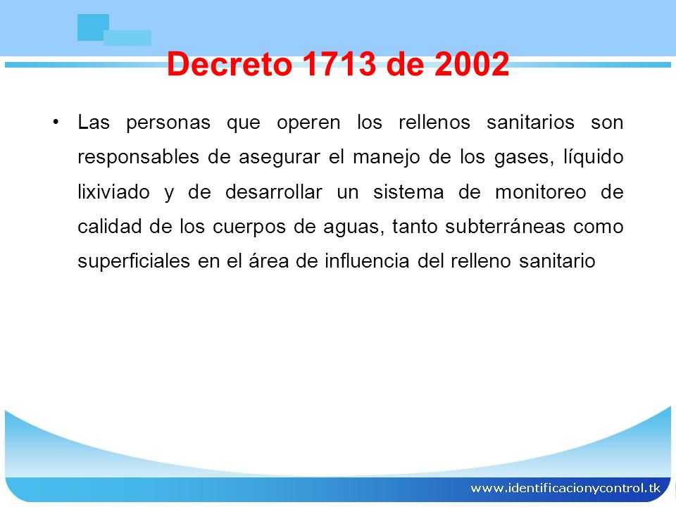 Decreto 1713 de 2002