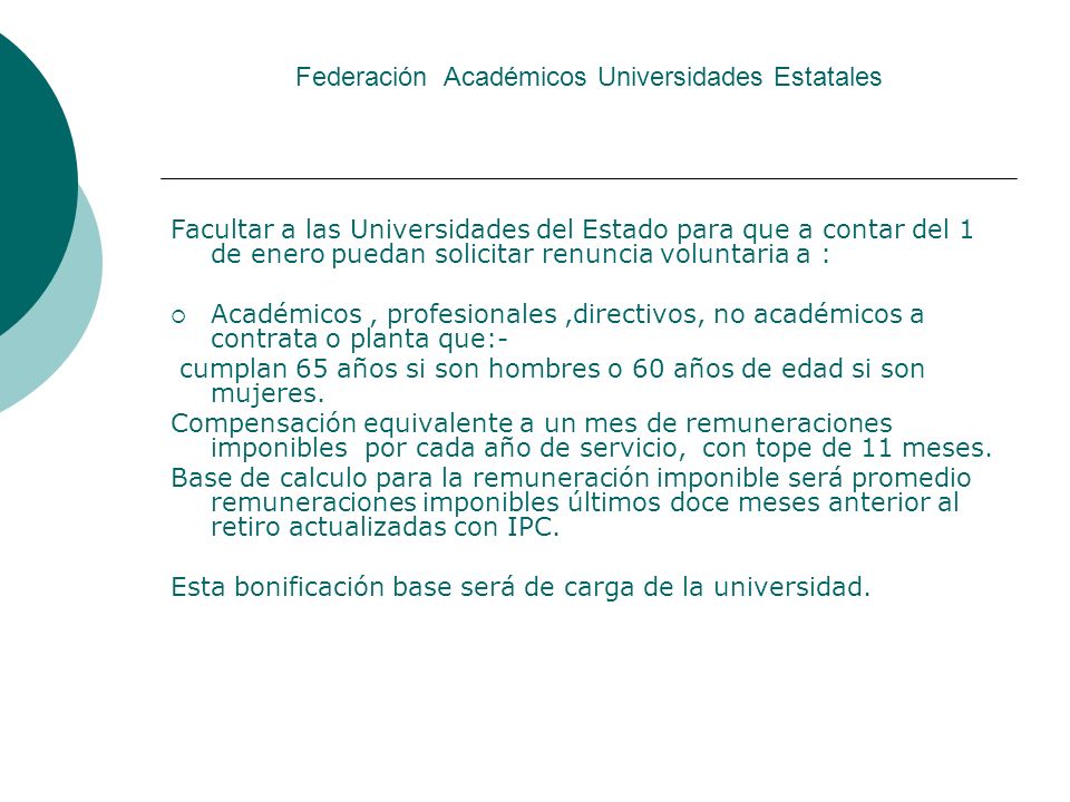 Federación Académicos Universidades Estatales