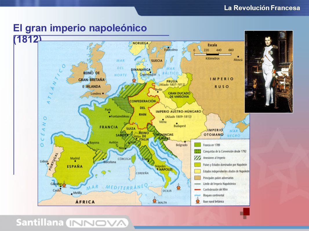 El gran imperio napoleónico (1812)