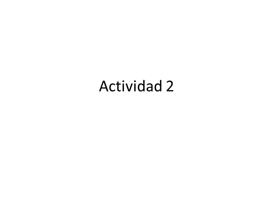 Actividad 2