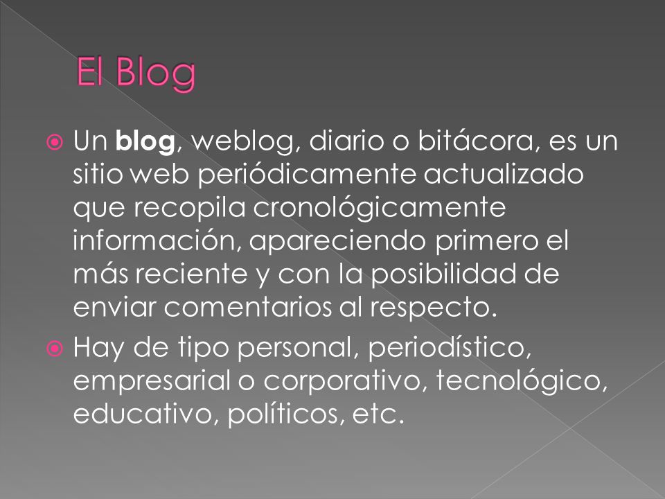 El Blog