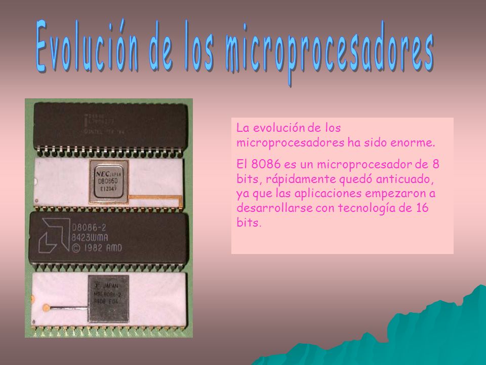 Evolución de los microprocesadores