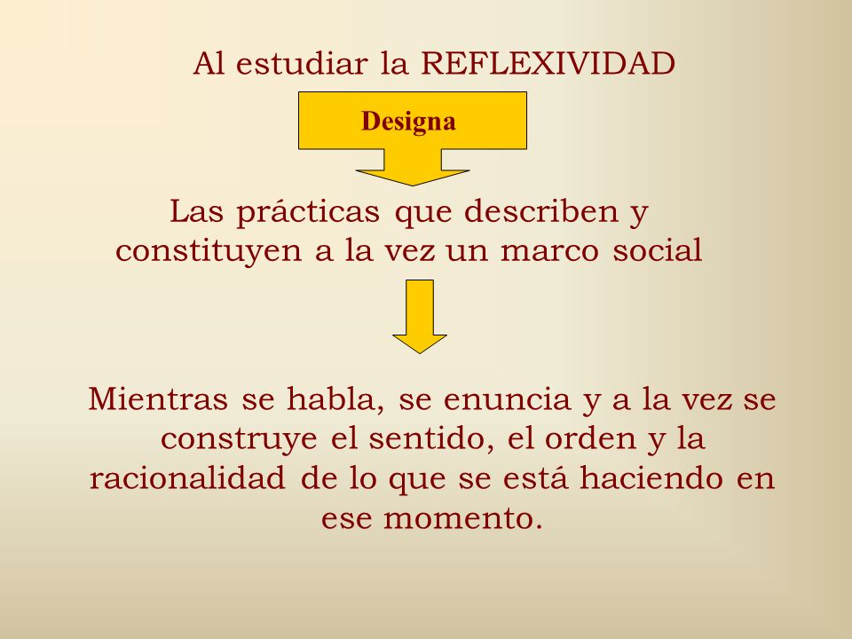 Las prácticas que describen y constituyen a la vez un marco social