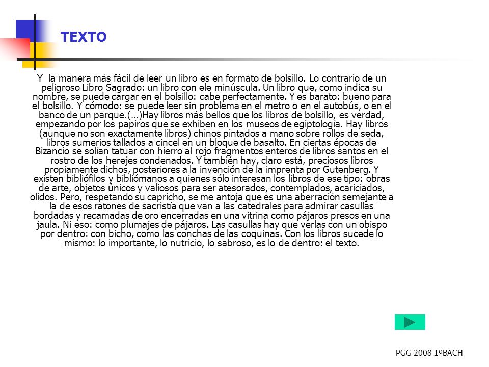 Y la manera más fácil de leer un libro es en formato de bolsillo