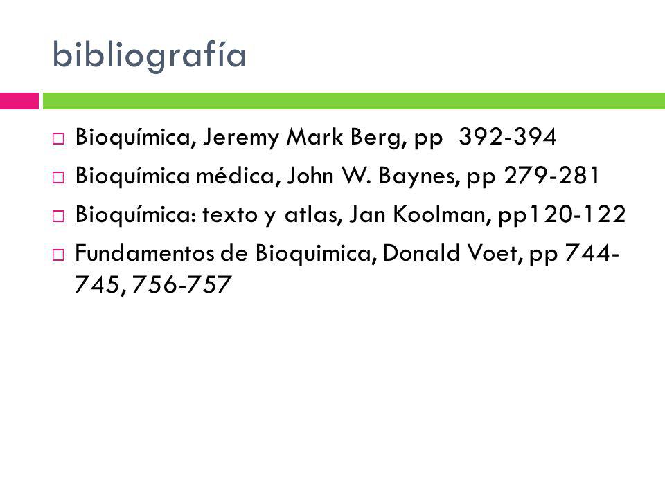 bibliografía Bioquímica, Jeremy Mark Berg, pp