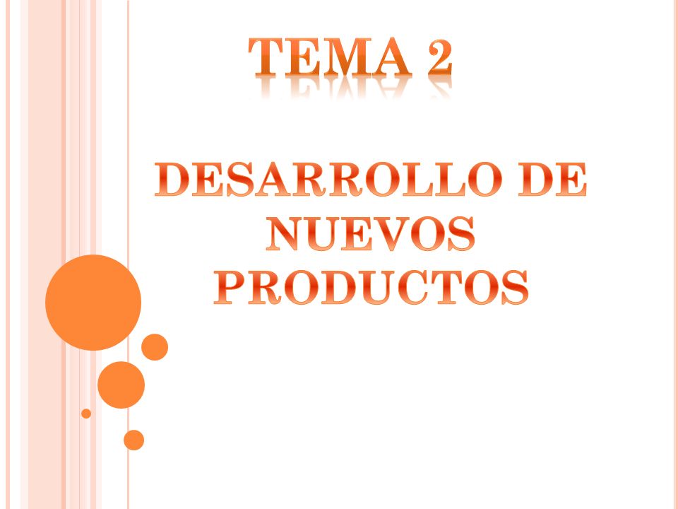 DESARROLLO DE NUEVOS PRODUCTOS