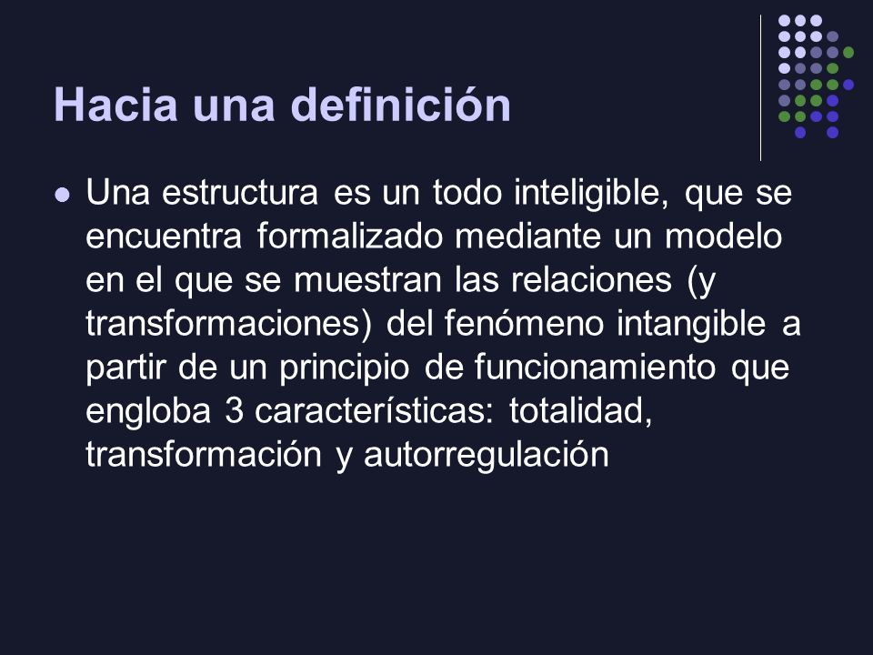 Hacia una definición