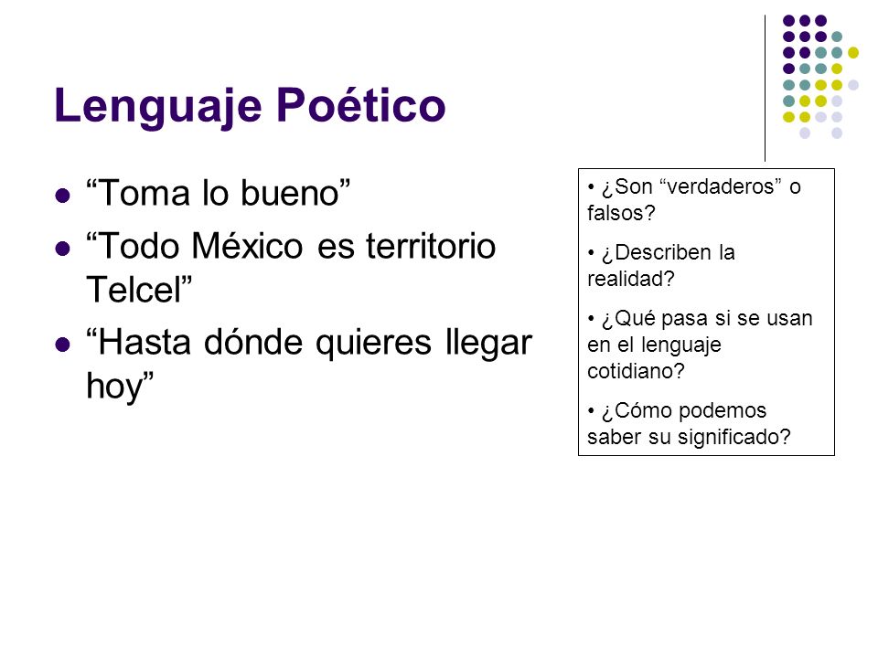 Lenguaje Poético Toma lo bueno Todo México es territorio Telcel