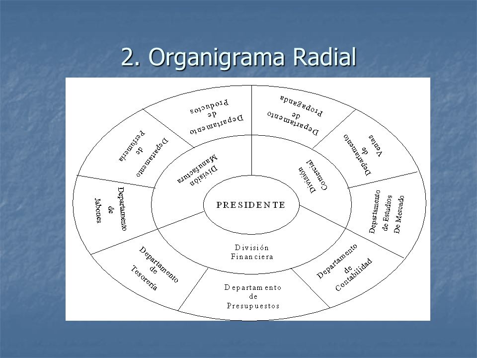 2. Organigrama Radial