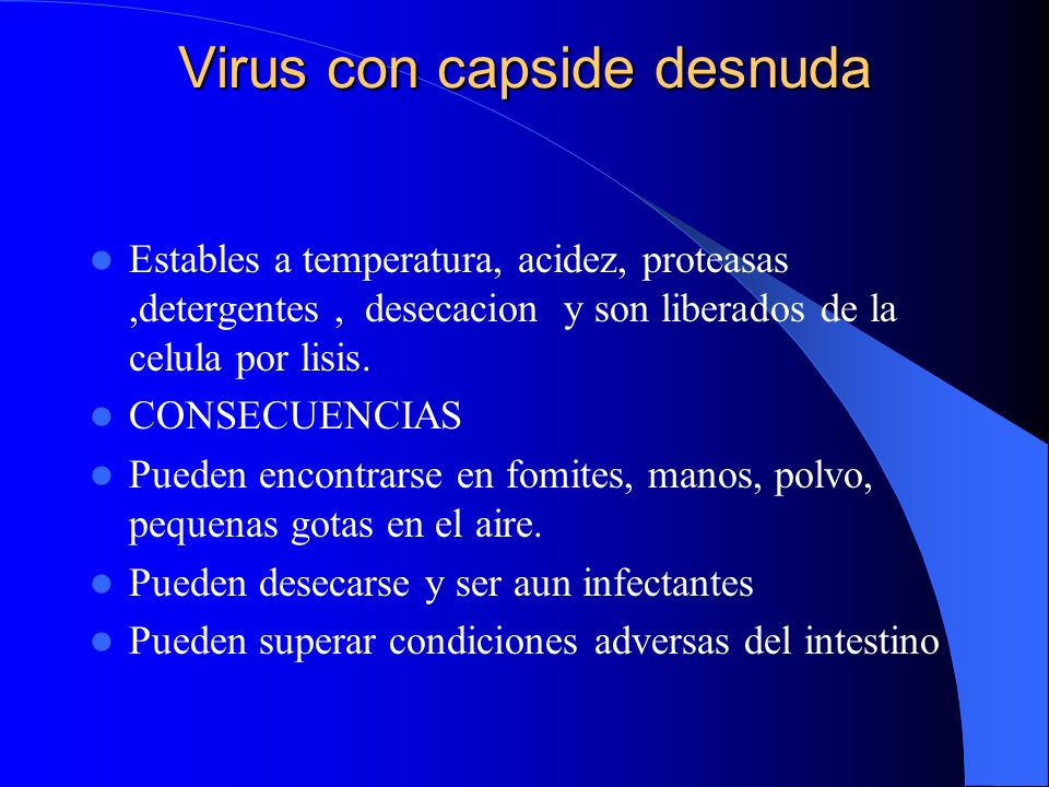 Virus con capside desnuda