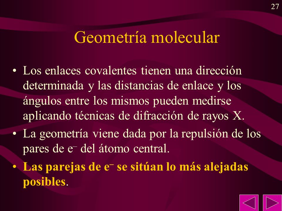 Geometría molecular