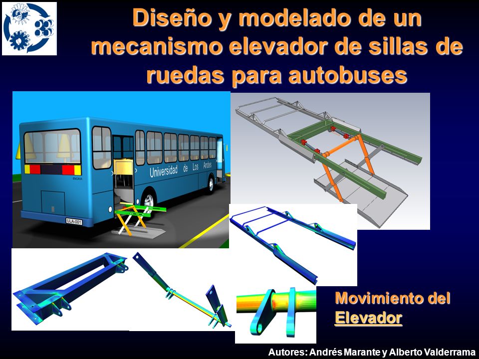 Diseño y modelado de un mecanismo elevador de sillas de ruedas para autobuses