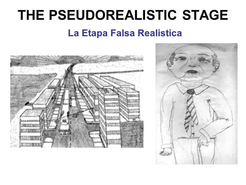 THE PSEUDOREALISTIC STAGE La Etapa Falsa Realistica