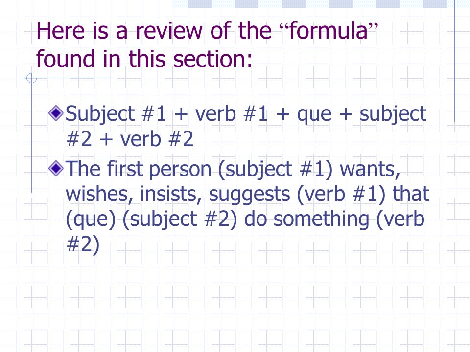 Here is a review of the formula found in this section:
