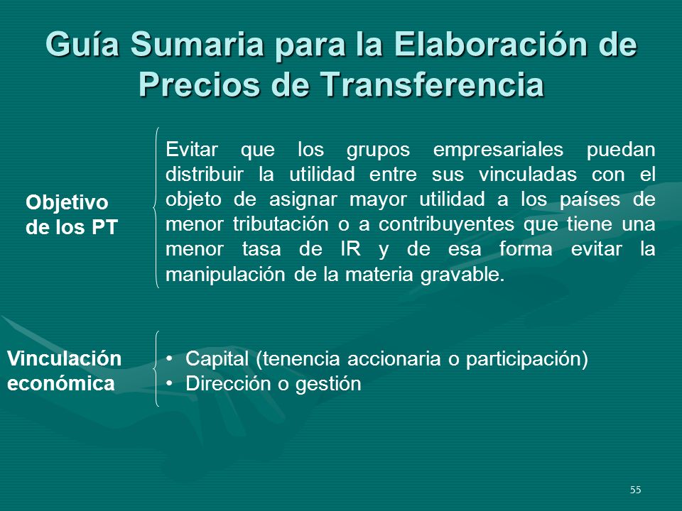 Guía Sumaria para la Elaboración de Precios de Transferencia