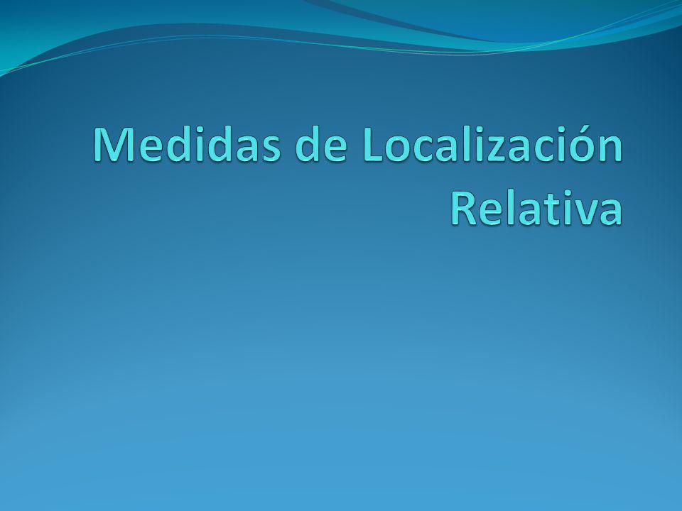 Medidas de Localización Relativa