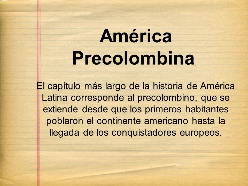 América Precolombina