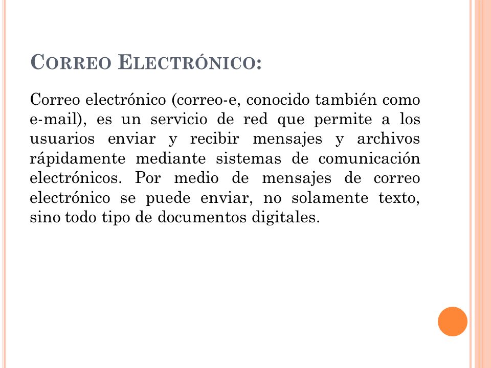 Correo Electrónico: