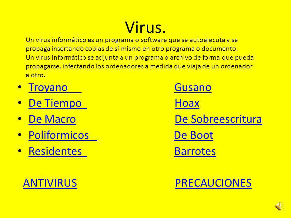 Virus. Troyano Gusano De Tiempo Hoax De Macro De Sobreescritura