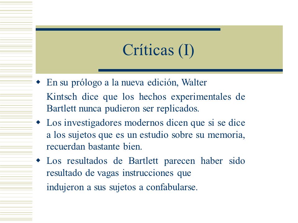 Críticas (I) En su prólogo a la nueva edición, Walter