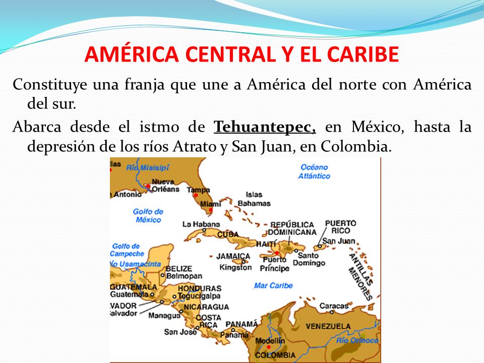 AMÉRICA CENTRAL Y EL CARIBE