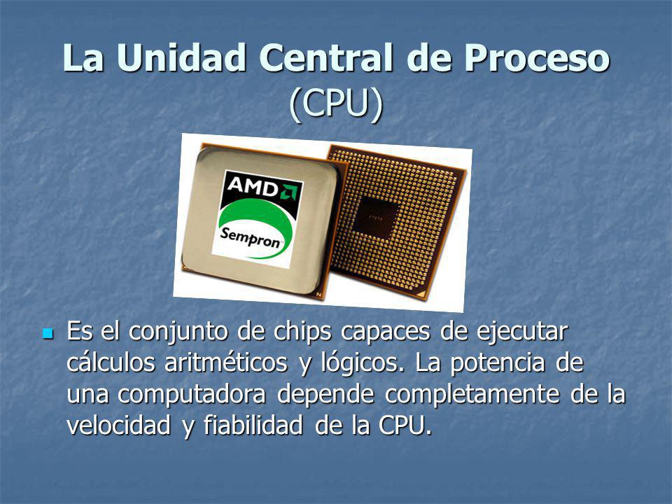 La Unidad Central de Proceso (CPU)