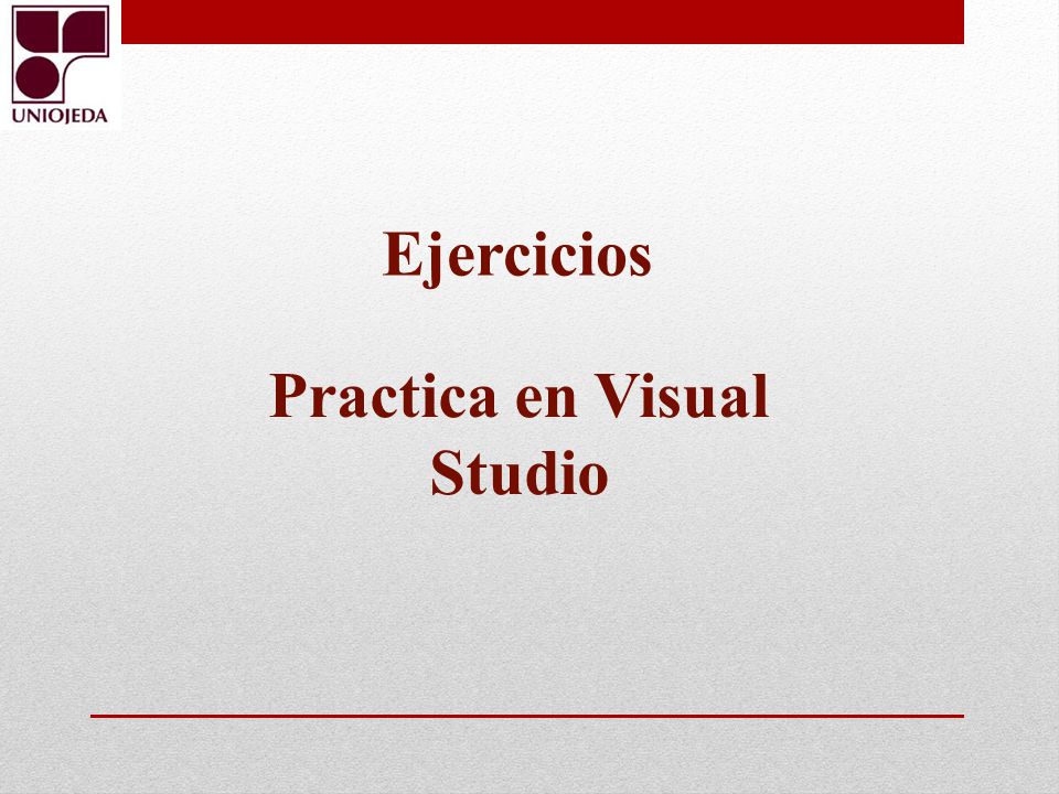 Practica en Visual Studio