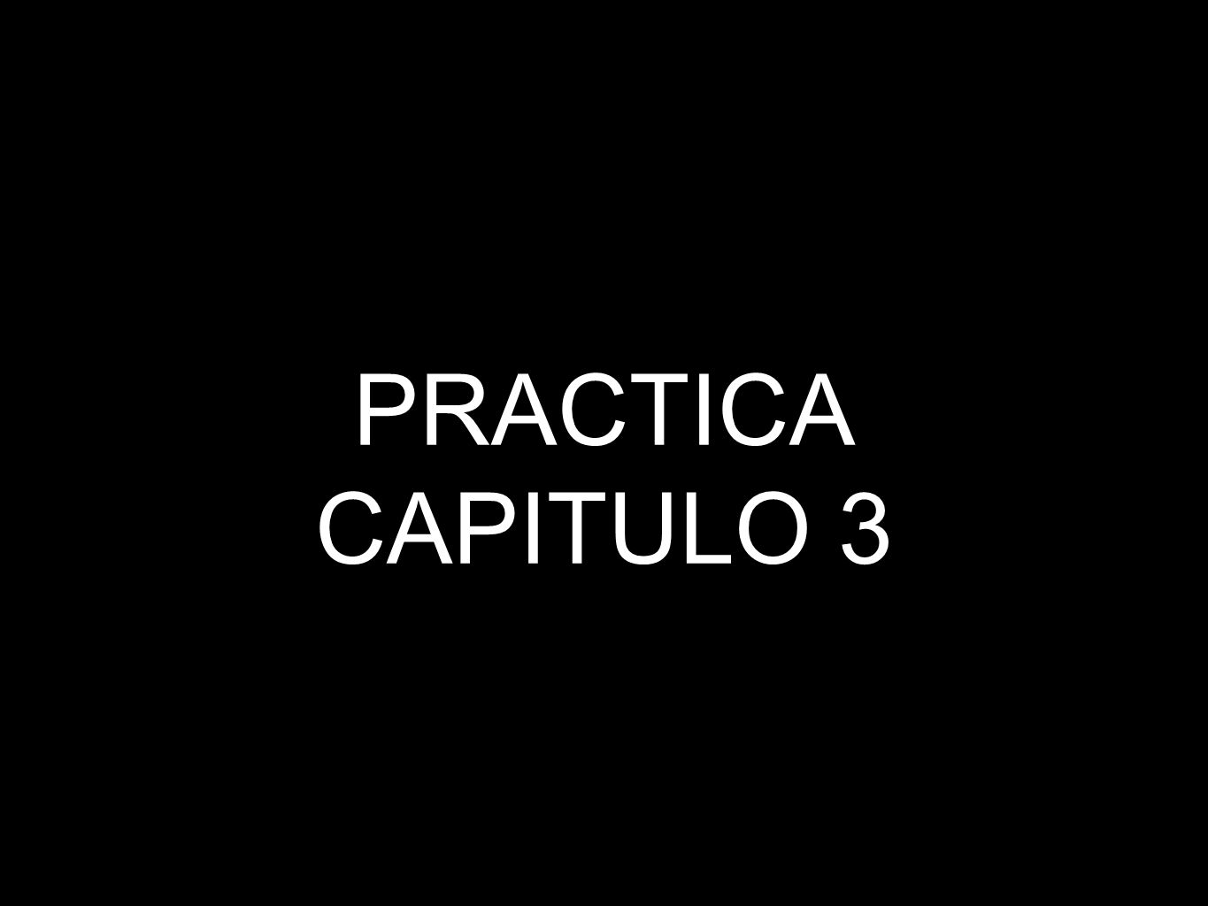 PRACTICA CAPITULO 3