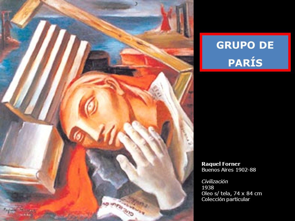 GRUPO DE PARÍS Raquel Forner Buenos Aires Civilización 1938
