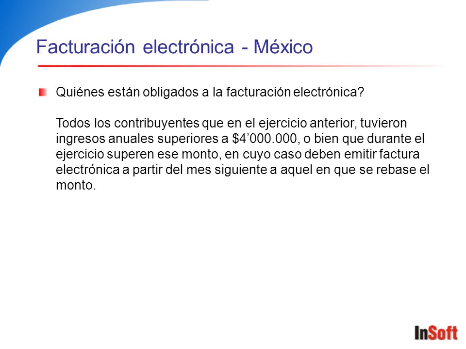 Facturación electrónica - México