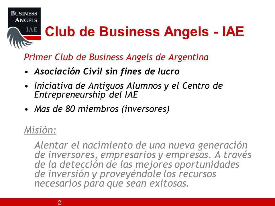 Club de Business Angels - IAE