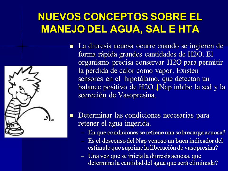NUEVOS CONCEPTOS SOBRE EL MANEJO DEL AGUA, SAL E HTA