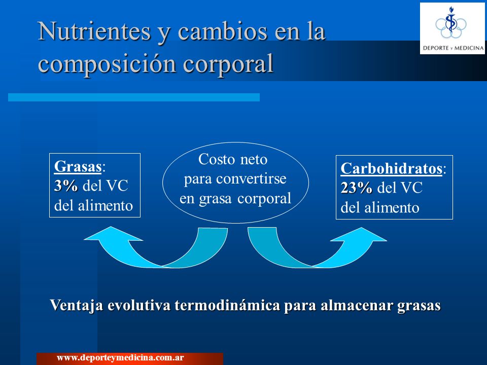 Nutrientes y cambios en la composición corporal