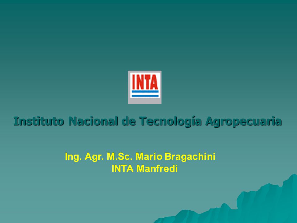Instituto Nacional de Tecnología Agropecuaria