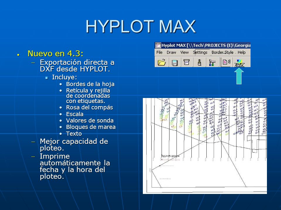 HYPLOT MAX Nuevo en 4.3: Exportación directa a DXF desde HYPLOT.