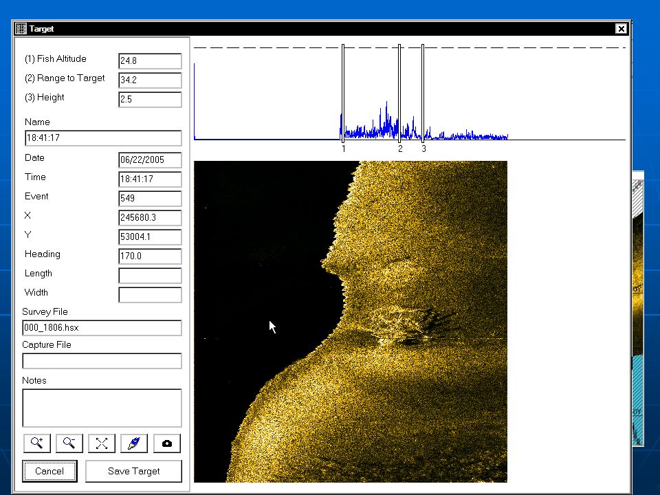 Side Scan Herramientas de Side Scan mejoradas Mejor Blanco