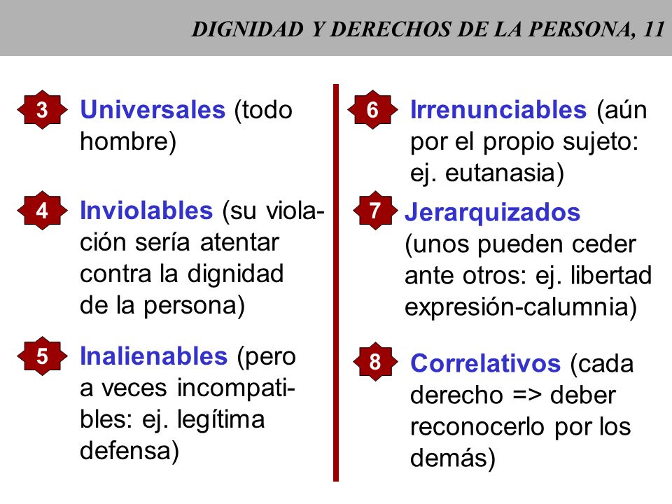 DIGNIDAD Y DERECHOS DE LA PERSONA, 11