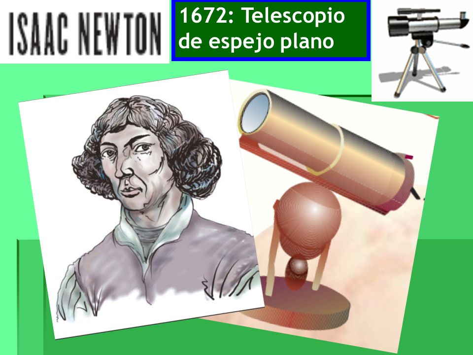 1672: Telescopio de espejo plano