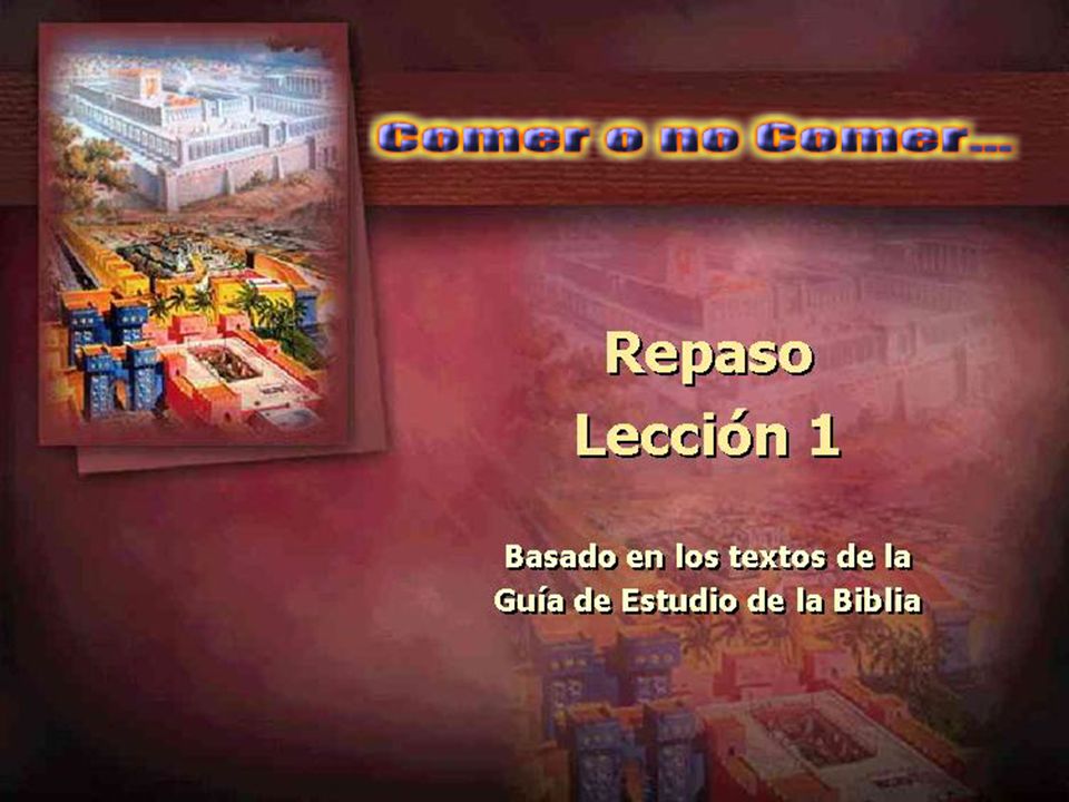 Basado en los textos de la Guía de Estudio de la Biblia