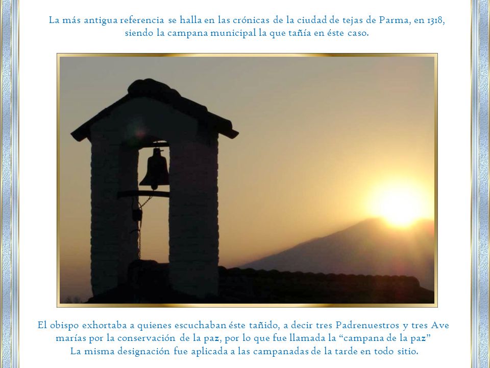 siendo la campana municipal la que tañía en éste caso.